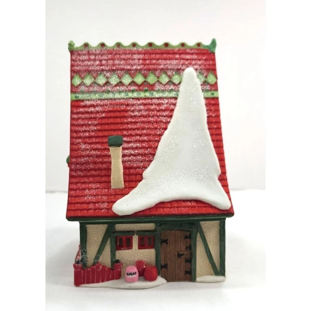 Vtg Dept 56 North Pole Series Candy Cane And Peppermints‎ Shop 1996 REPAIRED